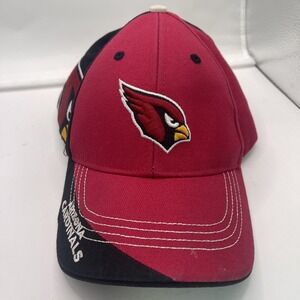 Arizona Cardinals  NFL  Brand Red And Black Embroidered Cap Kids Adjustable Back